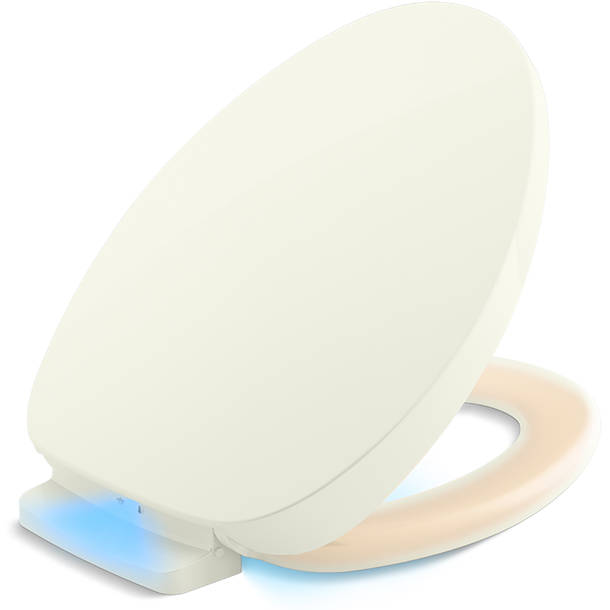 Kohler Purewarmth™ Heated QuietClose Elongated Toilet Seat with LED Nightlight & Reviews Wayfair